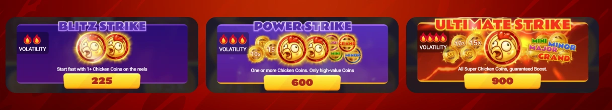 Μπόνους Chicken Coin.