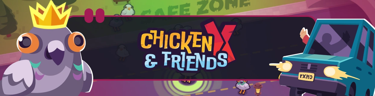 Πλατύ πανό Game Chicken X & Friends.